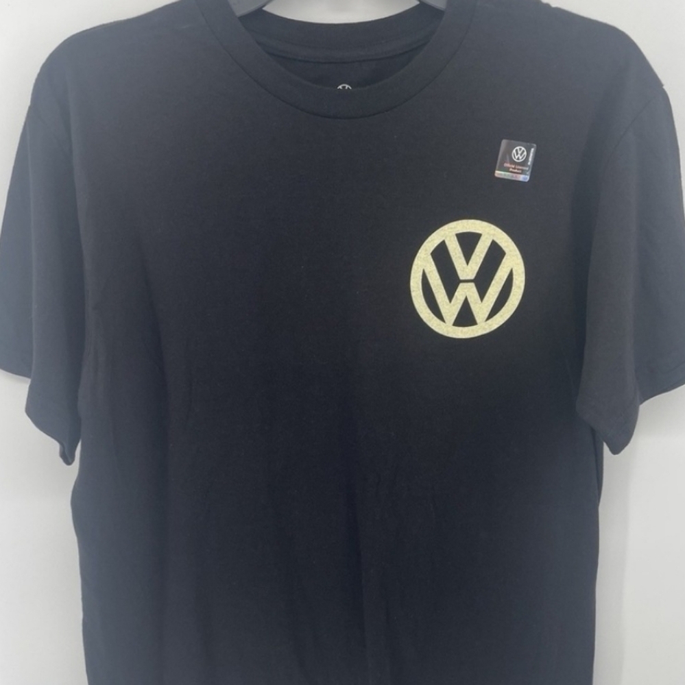 NWT VW BUS Mens Black Tee Shirt Size XL Volkswagen Camper Van New XL Black